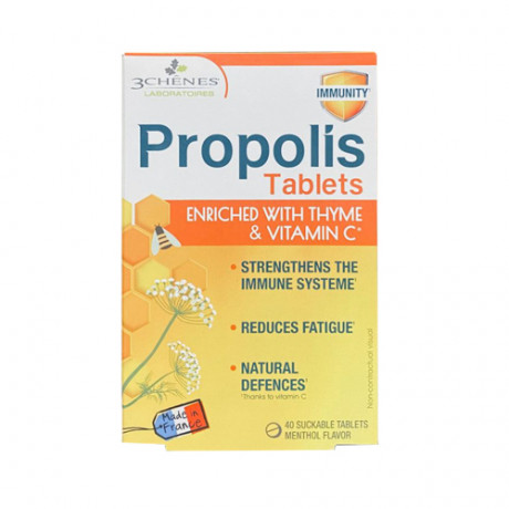 3Chenes Propolis 40 Suckable Tablets