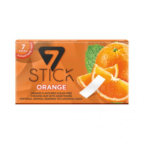 7 Stick Chewing Gum Orange 7 Pcs