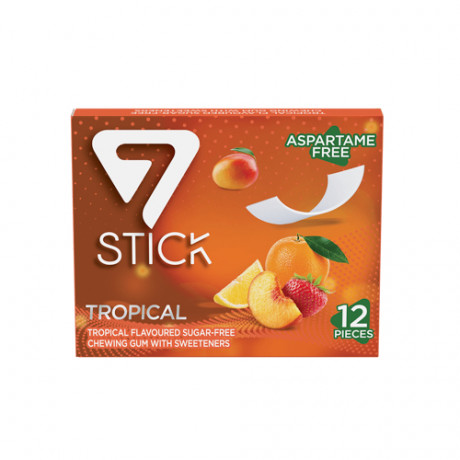 7 Stick Chewing Gum Tropical 12 Pcs