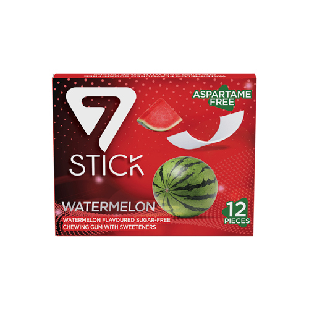 7 Stick Chewing Gum Watermelon 12 Pcs