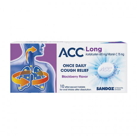 Acc Long 600mg 10 Effervescent Tablets
