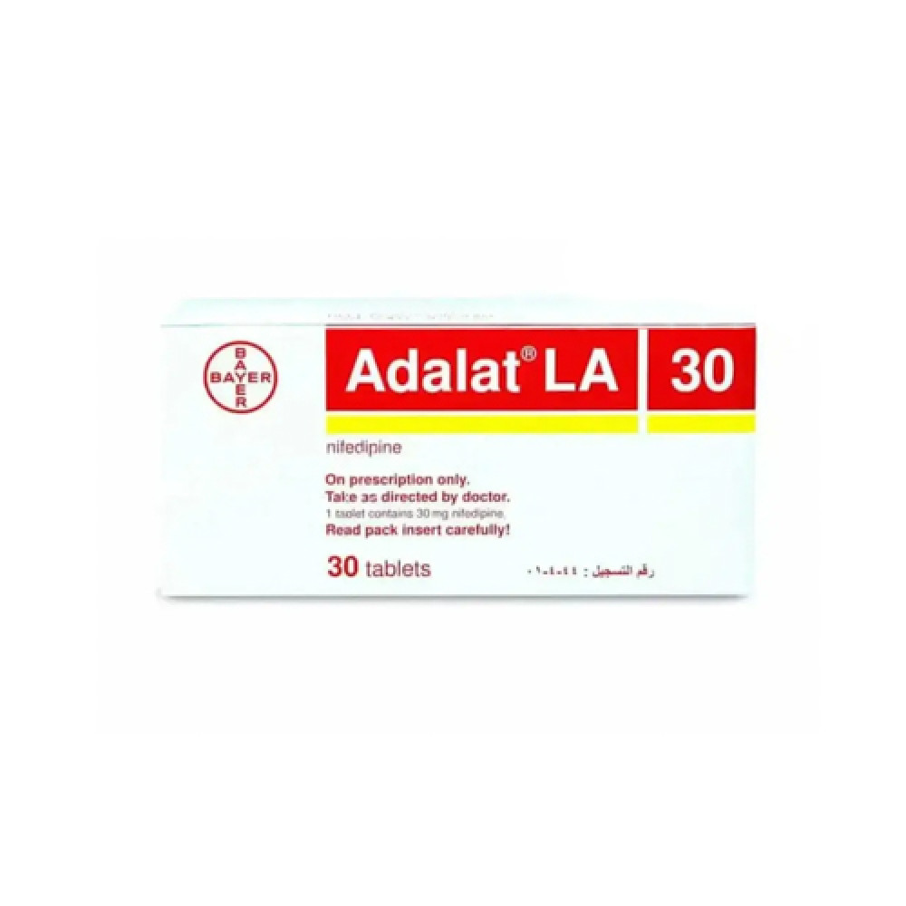 Adalat LA 30mg 30 Tablets