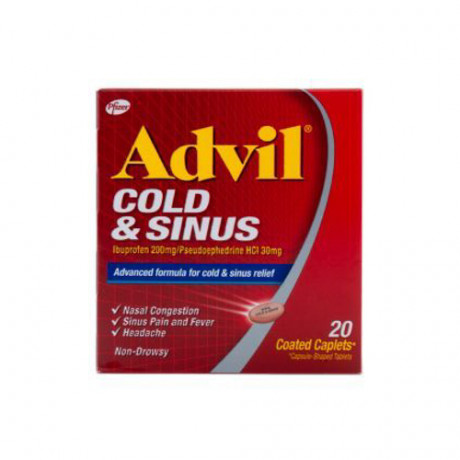 Advil Cold & Sinus 20 Tablets