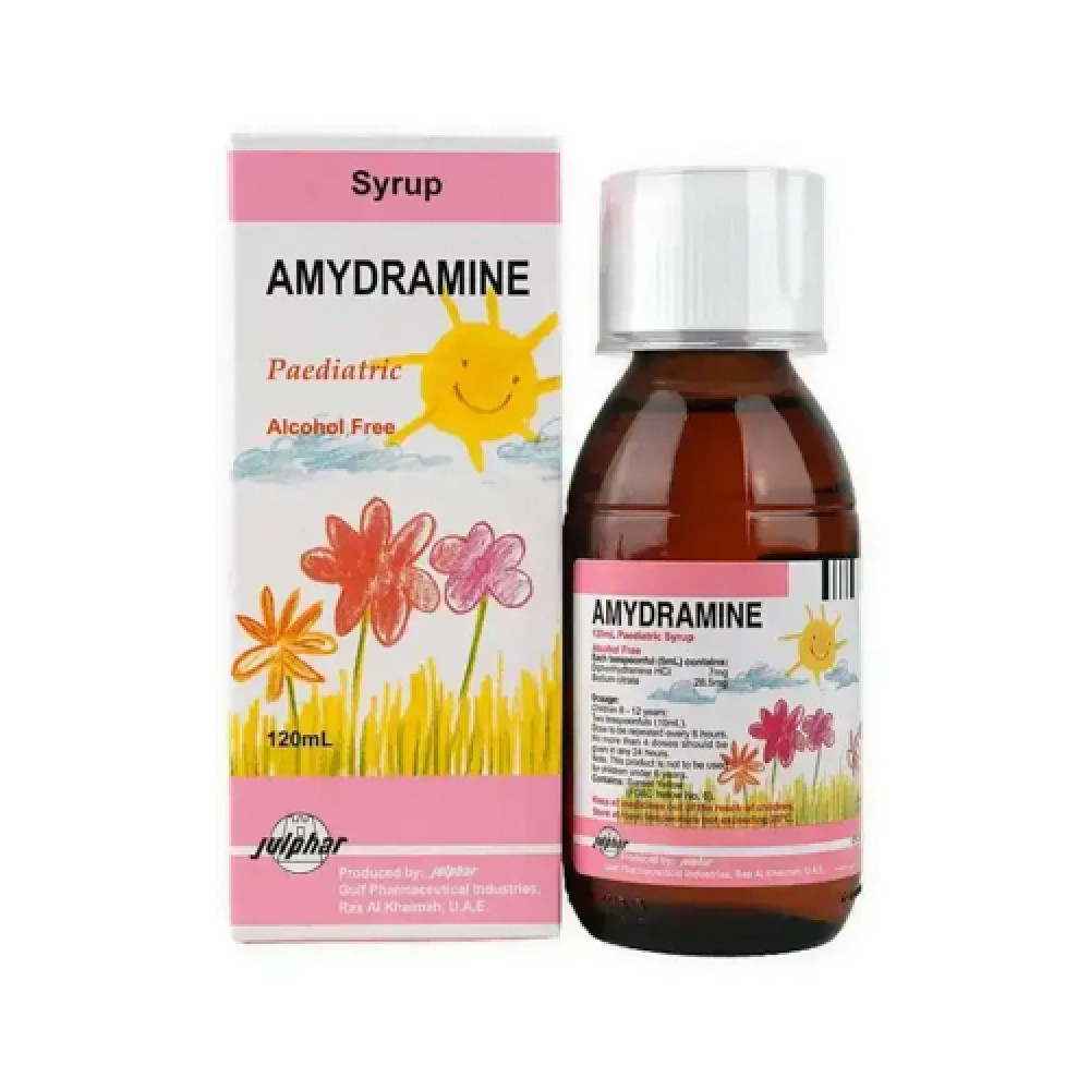 Amydramine Paediatric Syrup 120ml 