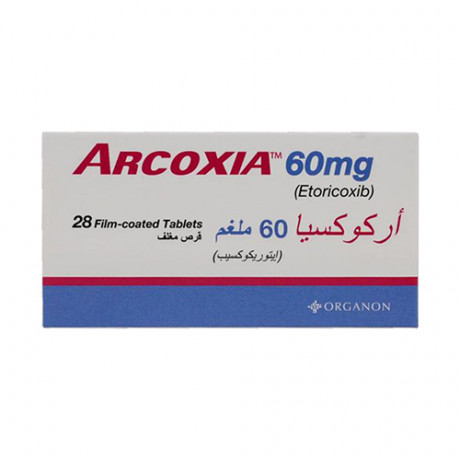 Arcoxia 60mg 28 Tablets