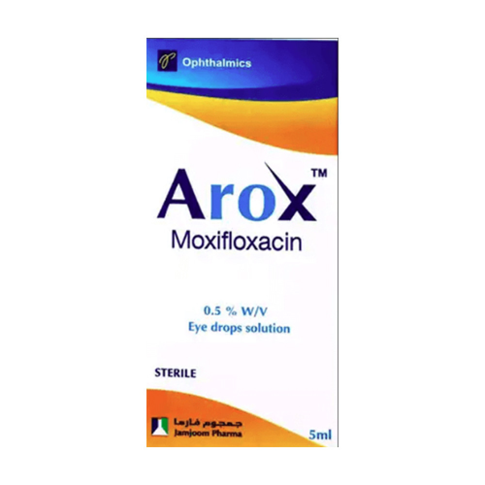 AROX MOXIFLOXACIN 0.5% EYE DROPS SOLUTION 5ML