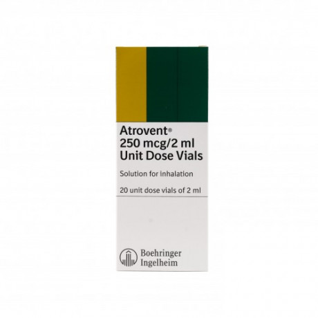 Atrovent 250mcg/2ml solution 20 Vials