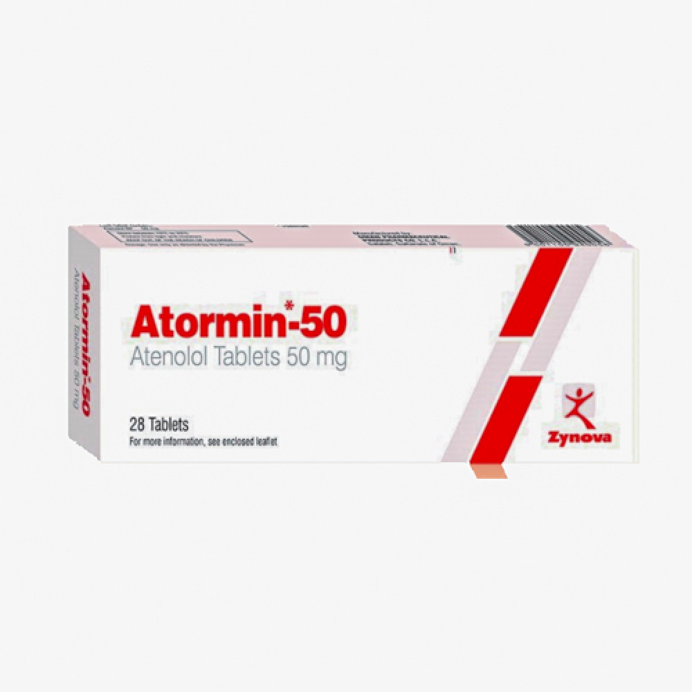 Atormin 50Mg 28 Tablets