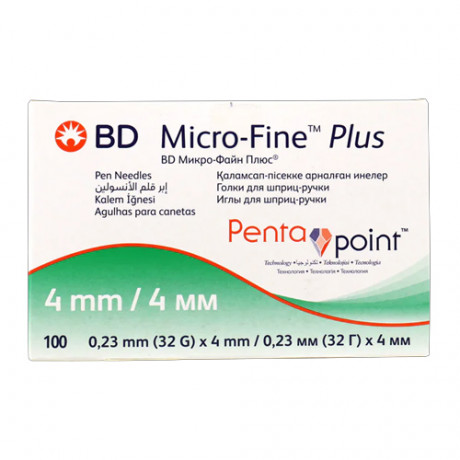 BD Micro-Fine Pen Needles 4mmx32G 100pcs