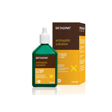 BETADINE ANTISEPTIC SOLUTION 120 ML