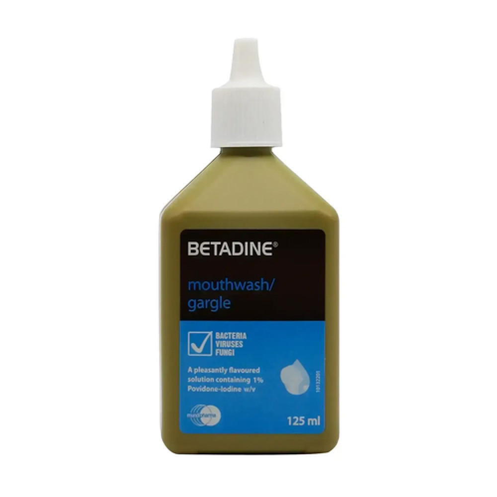 BETADINE GARGLE & MOUTHWASH 125ML