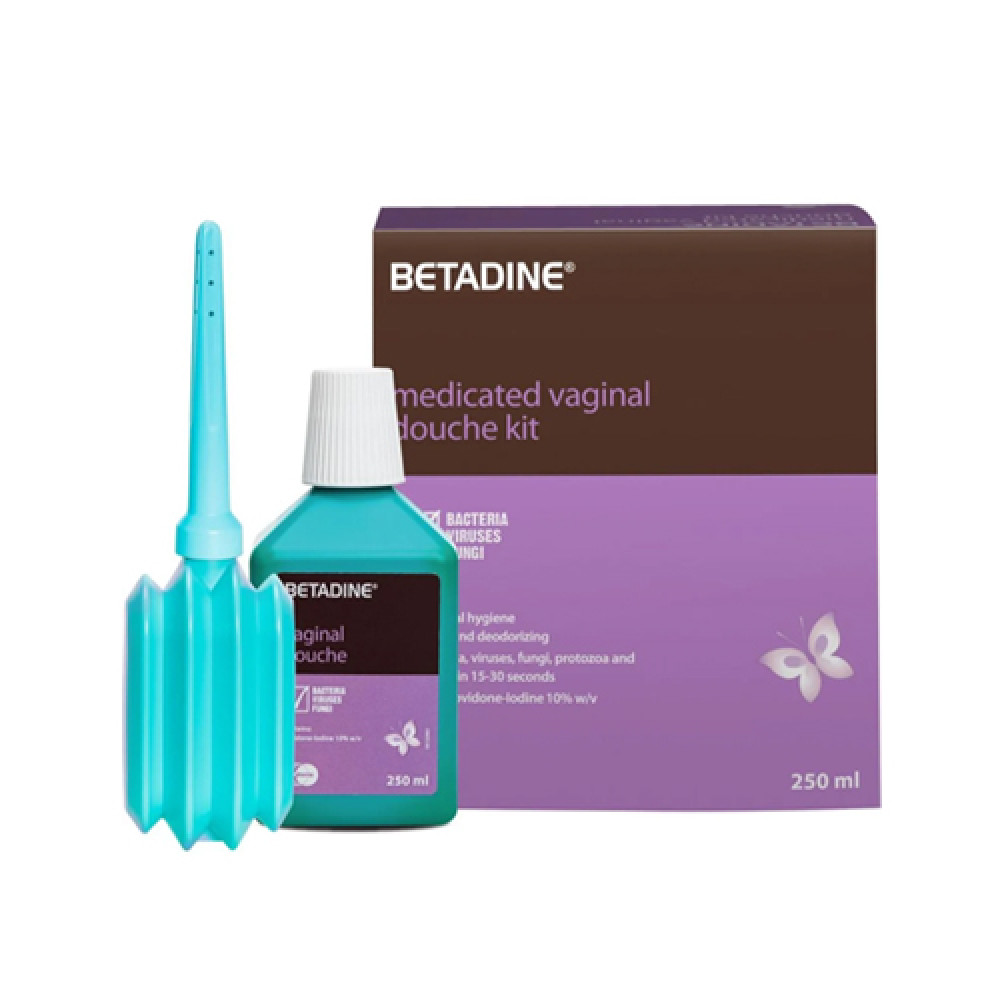 BETADINE VAGINAL DOUCHE KIT 250 ML