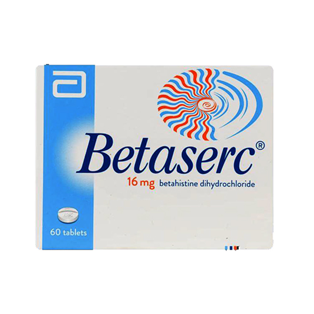 Betaserc 16mg 60 Tablets