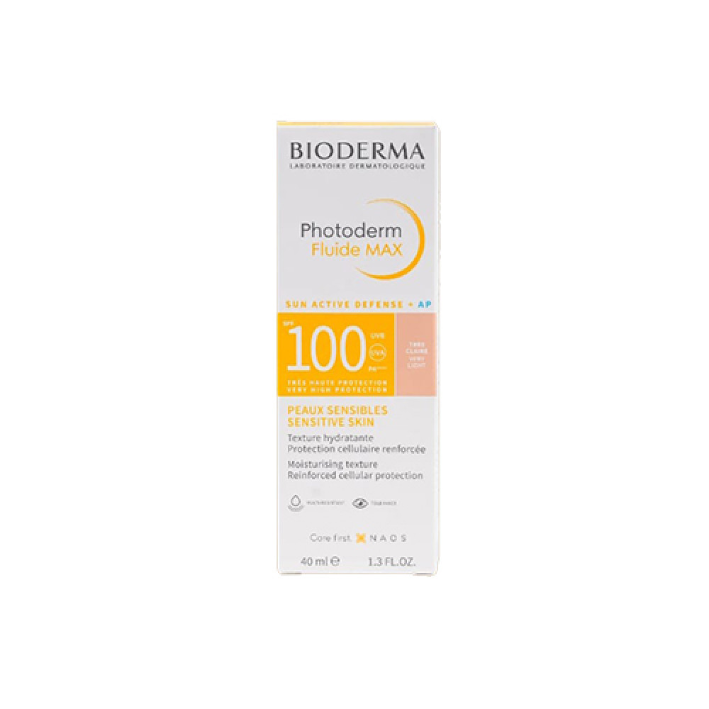 Bioderma Photoderm Fluide Max SPF100 Very Light Sun Cream 40ml