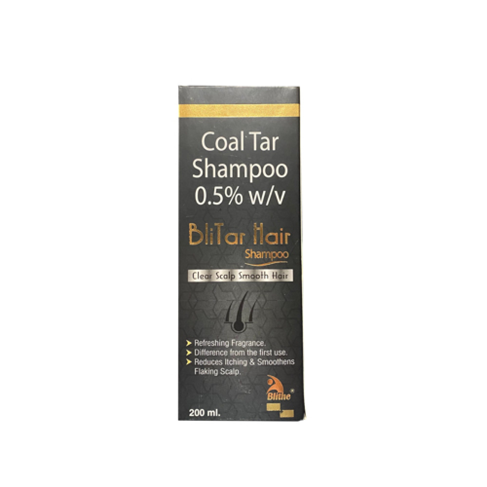 Blitar Coal Tar Shampoo 0.5% w/v 200ml