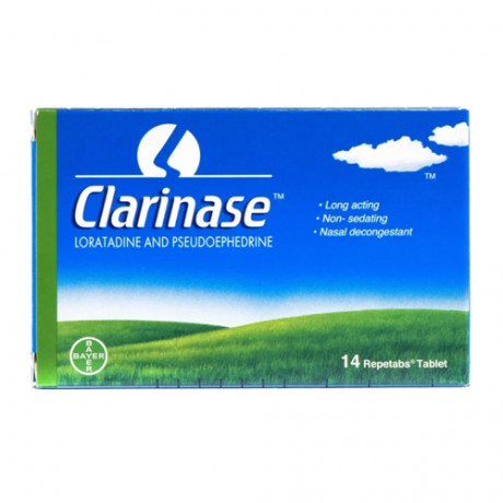 Clarinase Repetabs 14 Tablets