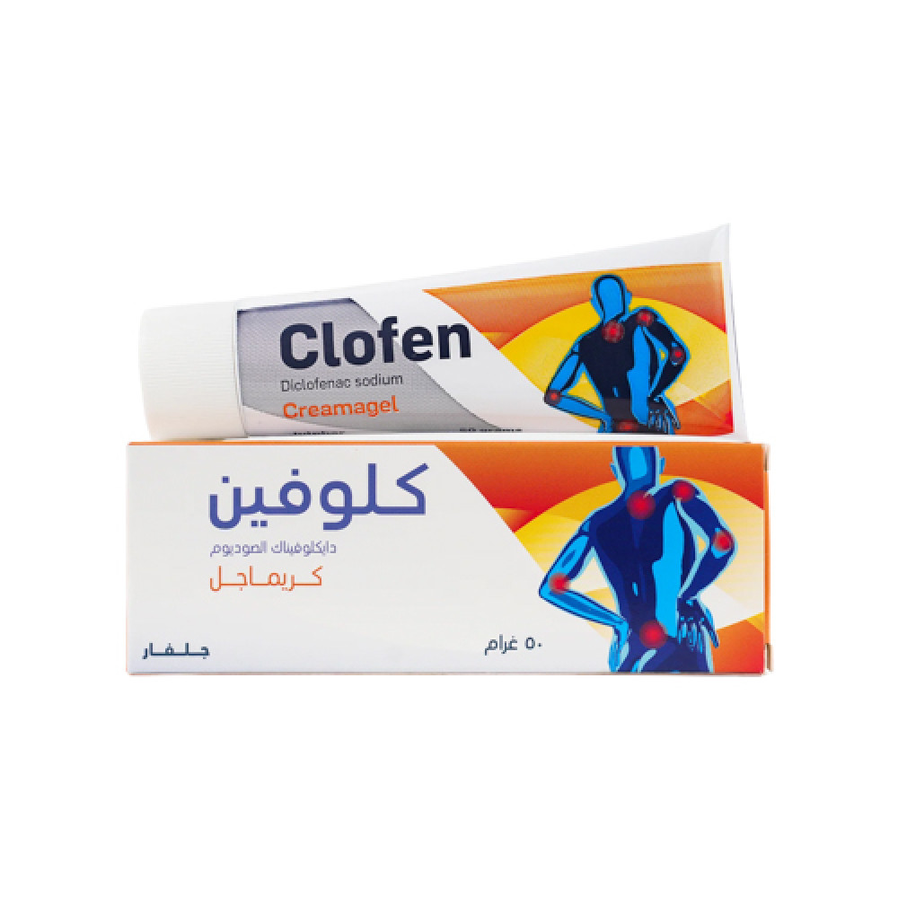 Clofen Creamagel 1% 50gm
