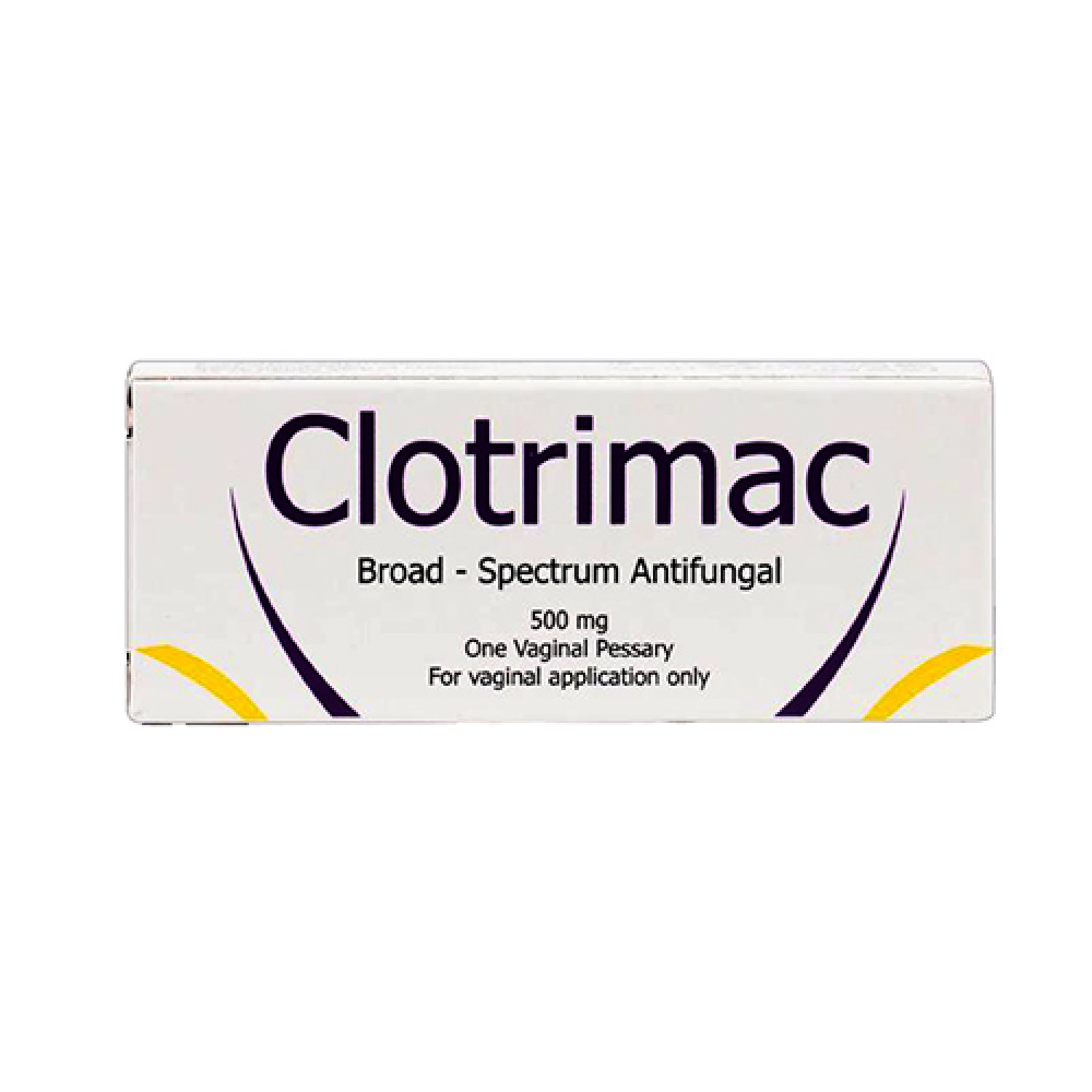 CLOTRIMAC 500MG 1 VAGINAL PESSARY