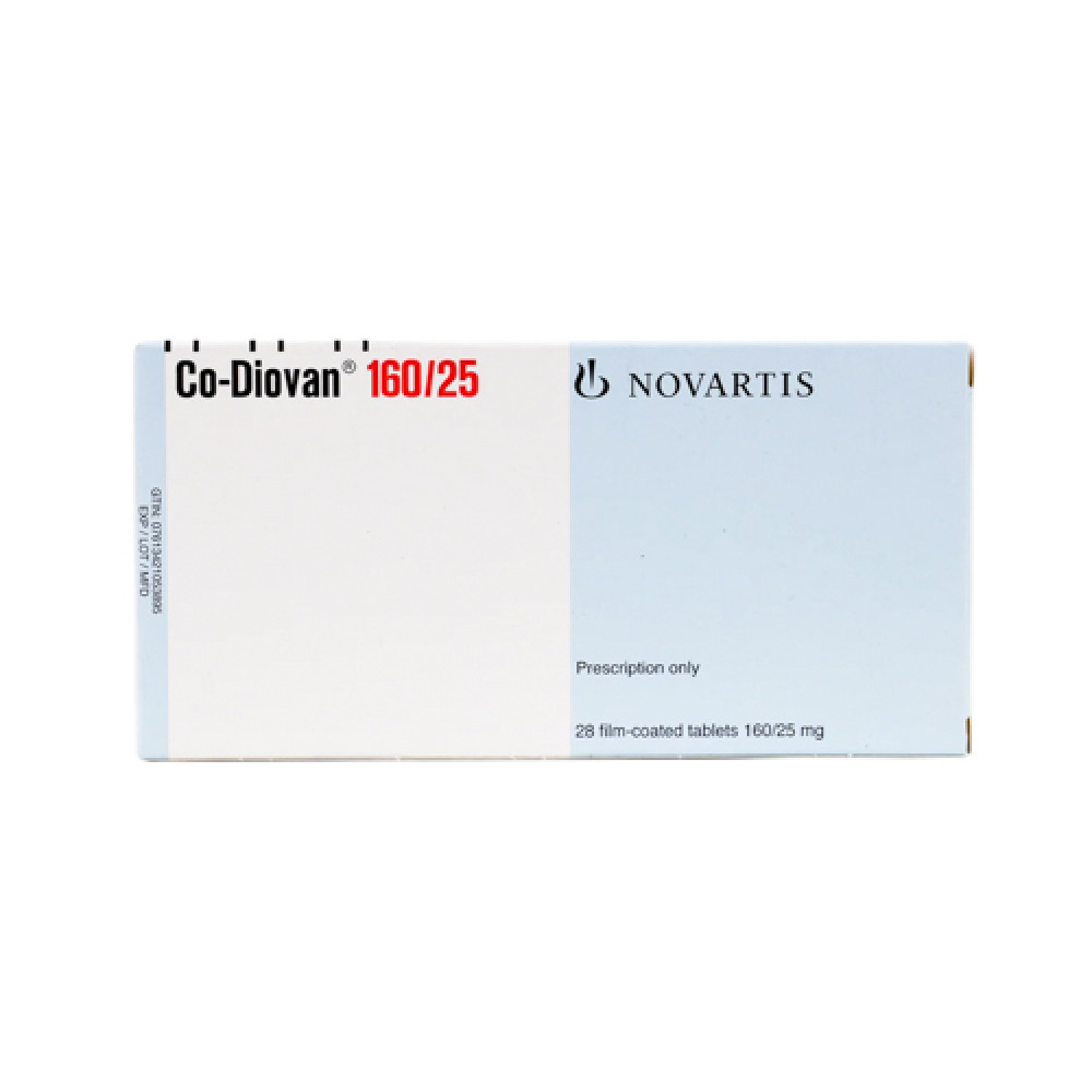 Co-Diovan 160/25mg 28 Tablets