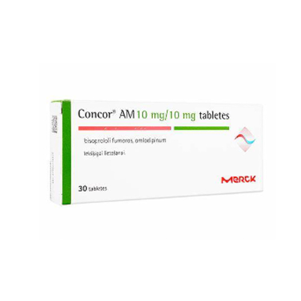 CONCOR-AM 10MG/10MG 30 TABLETS