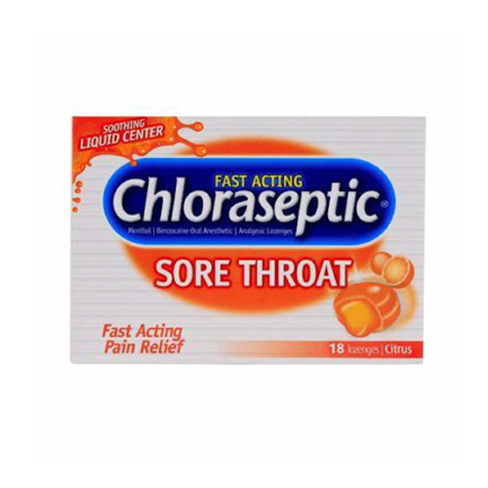 Chloraseptic Citrus 18 Lozenges