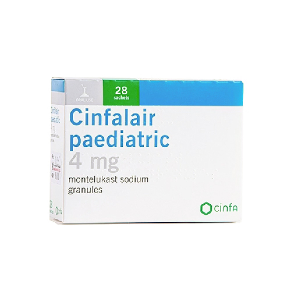 Cinfalair 4Mg Chewable 28 Tablets