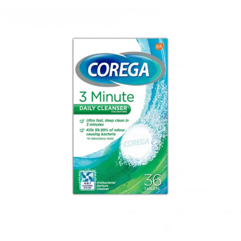 Corega Denture Cleanser 36 Tablets