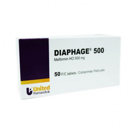 Diaphage 500mg 50 F/C Tabs