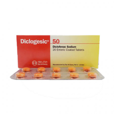 Diclogesic 50mg 20 Tablets 