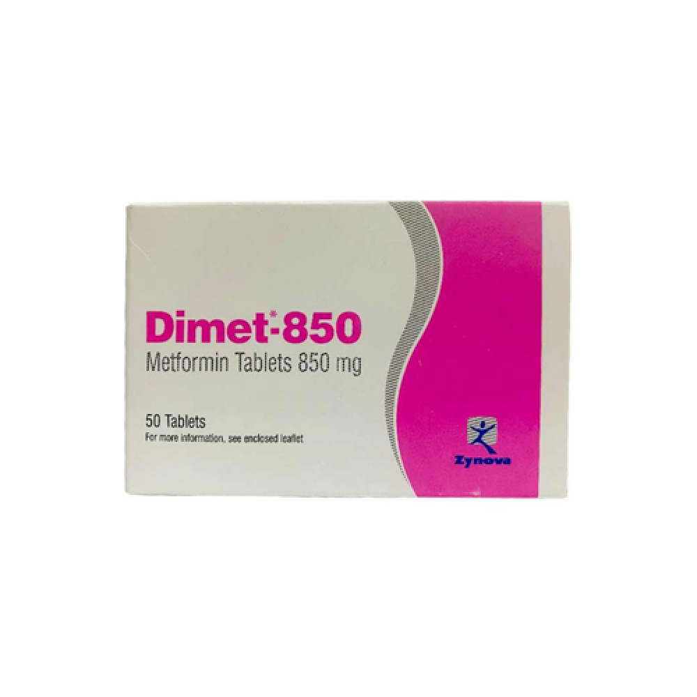 DIMET 850 MG 50 TABLETS