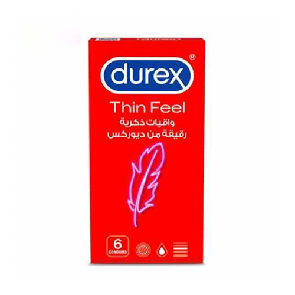 Durex Condom Feel Thin 6 Pcs