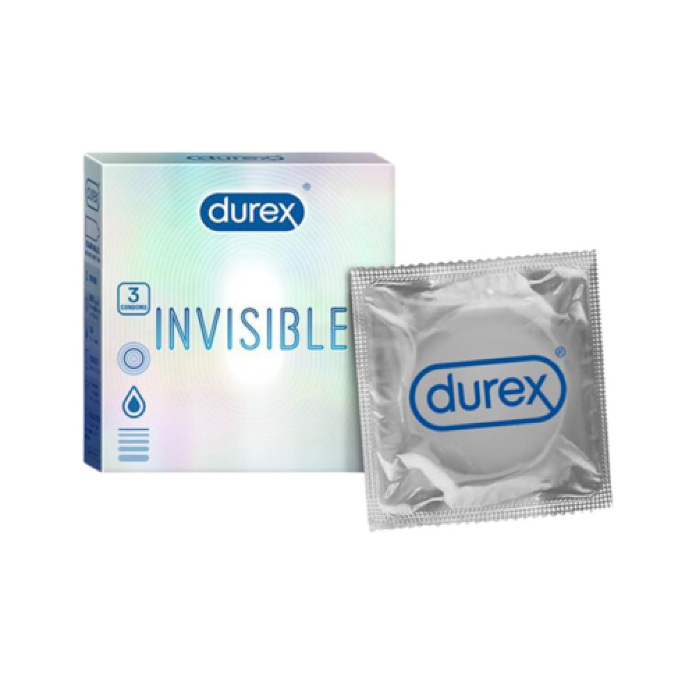 Durex Condom Invisible Extra Thin 3S