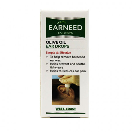 EARNEED OLIVE OIL EAR DROPS 15ML