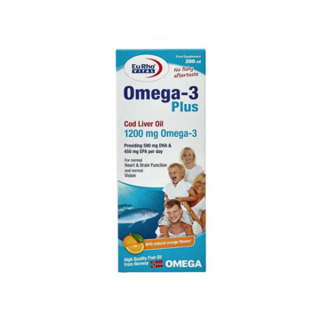 Eurho Vital Omega-3 Plus Syrup 200ml
