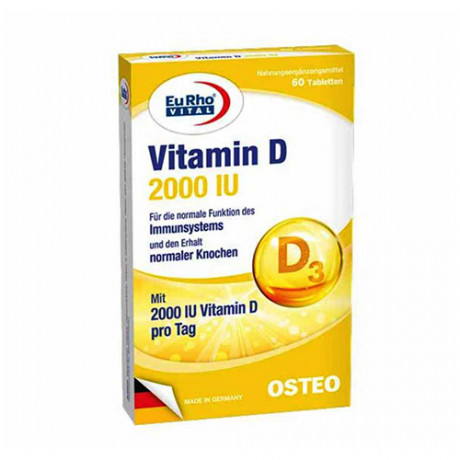 Eurho Vital Vitamin D 2000 IU 60 Tablets