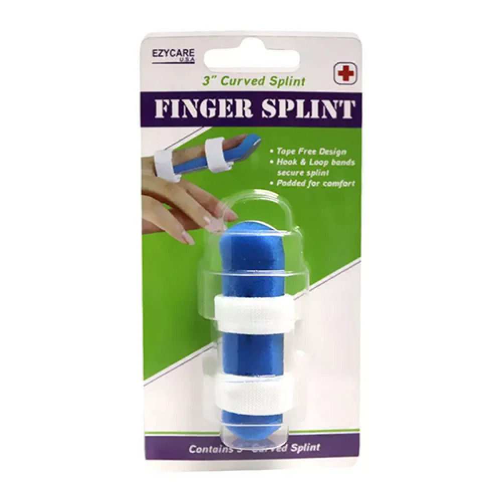 Ezycare 3 Curved Finger Splint 