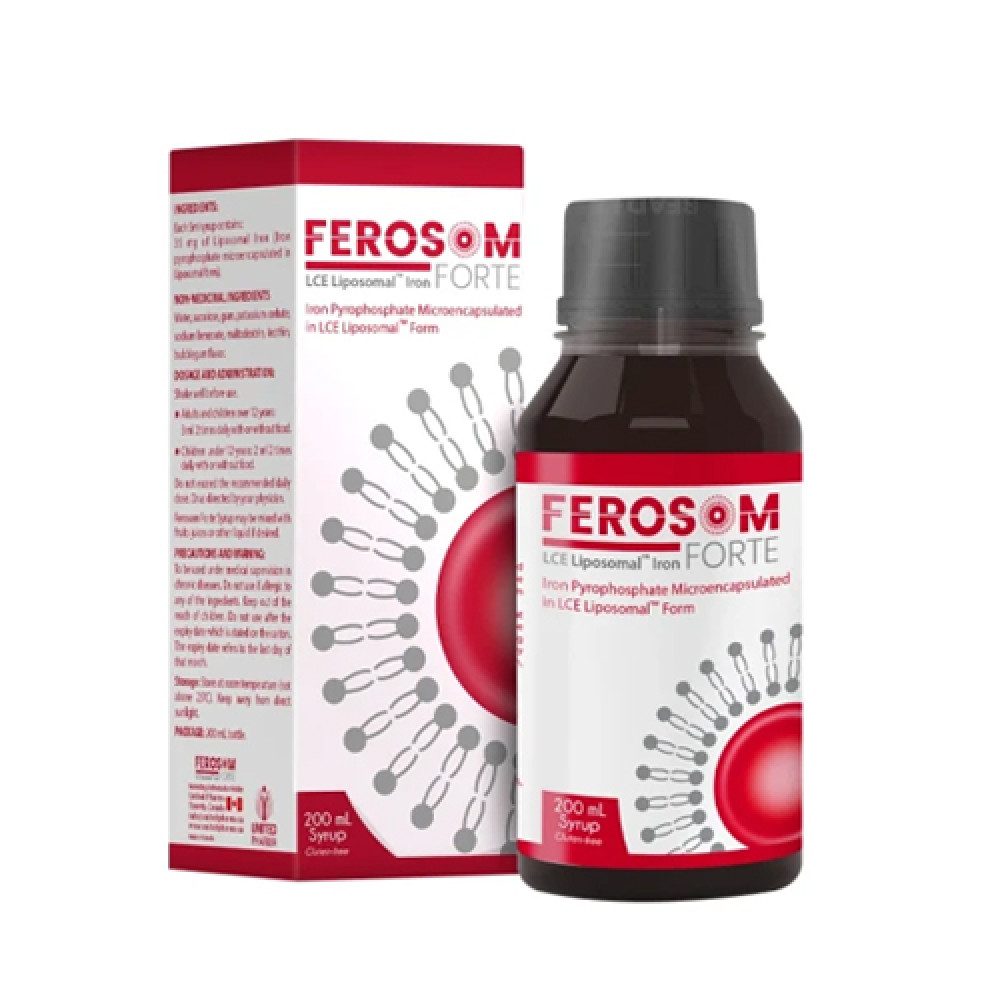 FEROSOM FORTE SYRUP 200ML