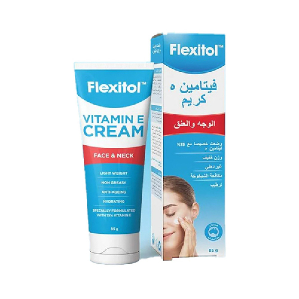 Flexitol Vitamin E Cream 85gm For Face & Neck