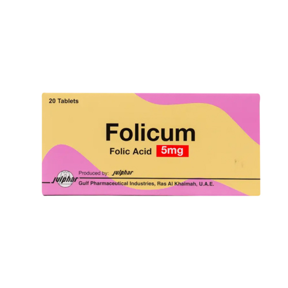 FOLICUM 5MG 20 TAB