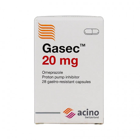 Gasec 20mg 28 Capsules