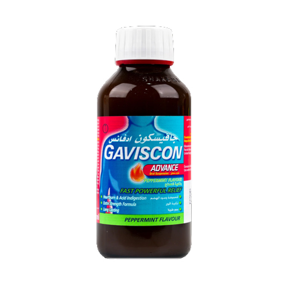 GAVISCON ADVANCE SUSPENSION 300ML-PEPPERMINT