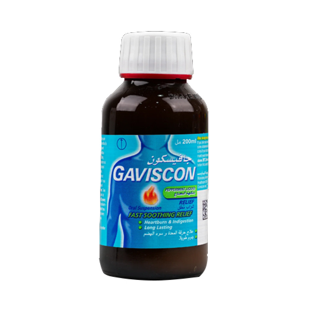 GAVISCON SUSPENSION 200ML-PEPPERMINT