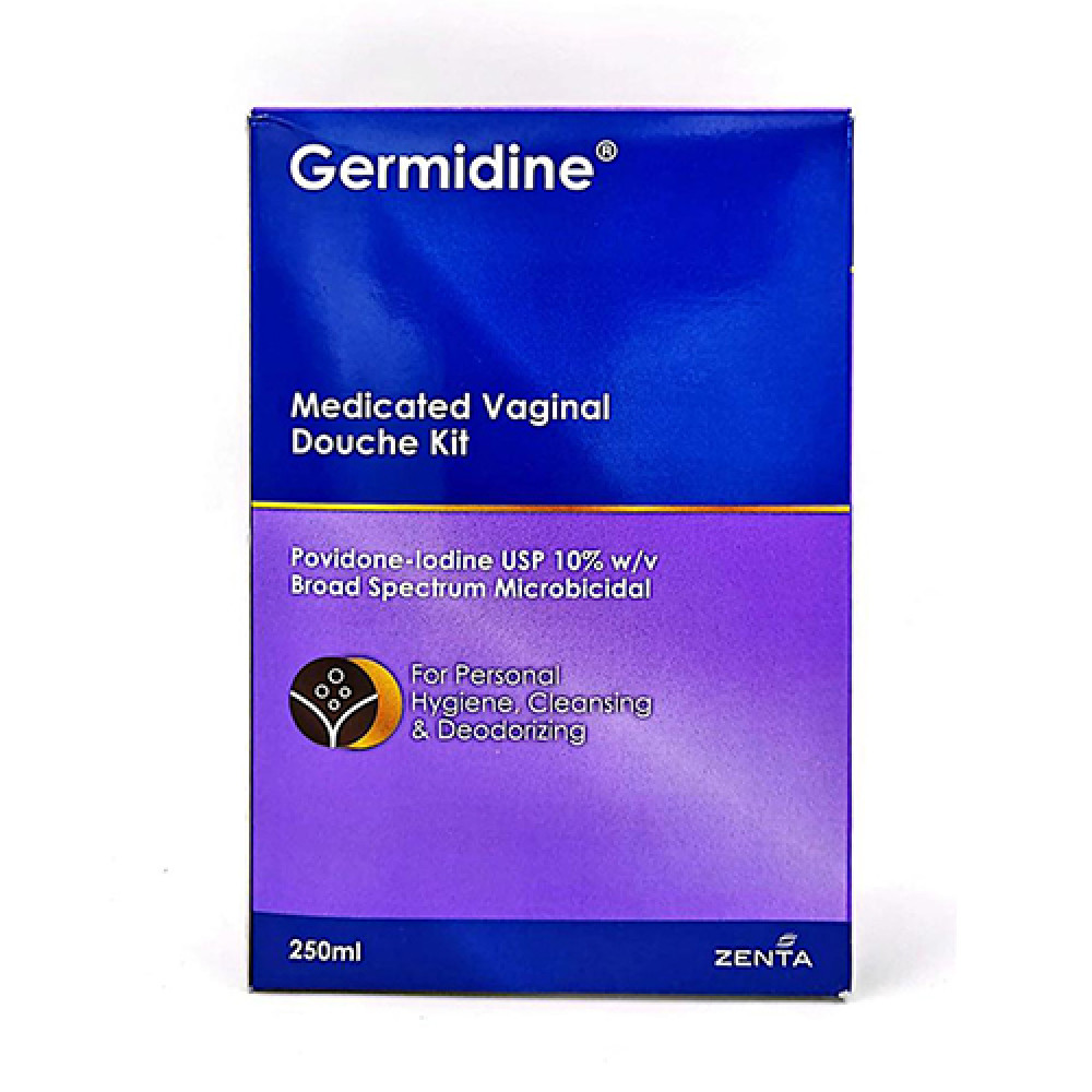 GERMIDINE MEDICATED VAGINAL DOUCHE KIT 250ML