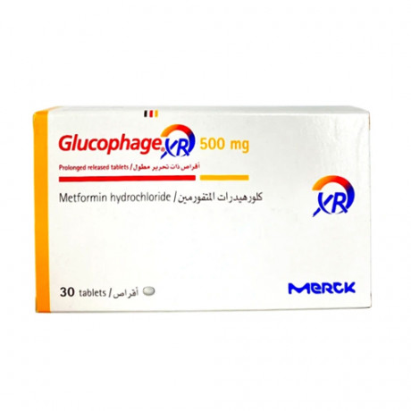 GLUCOPHAGE XR 500MG 30 TABLETS