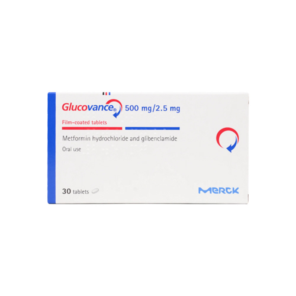 GLUCOVANCE 500MG/2.5MG 30 TABLETS