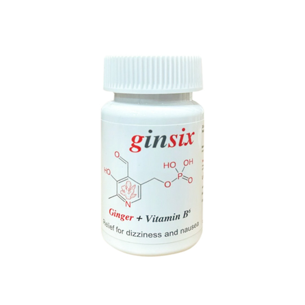 Ginsix Ginger+Vitamin B6 30 Capsules