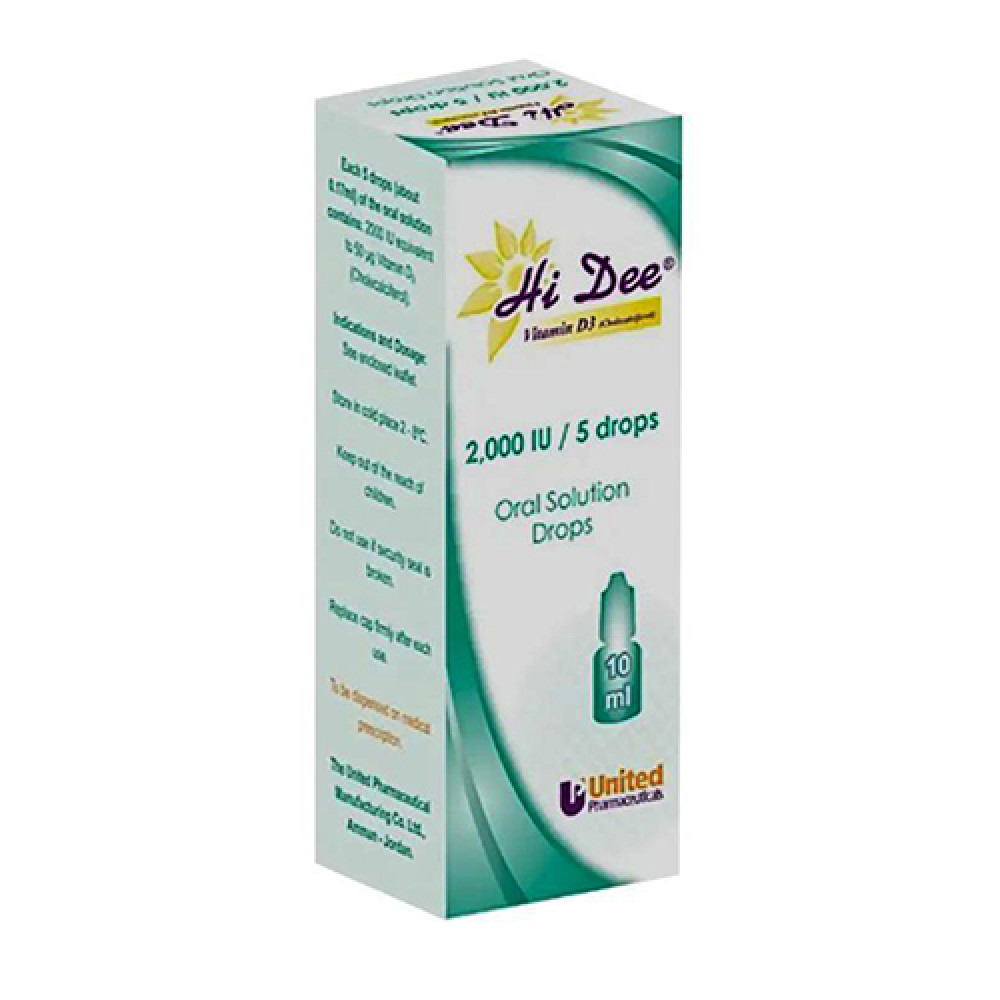 Hi Dee Vitamin D3 2000 IU Drops 10ml