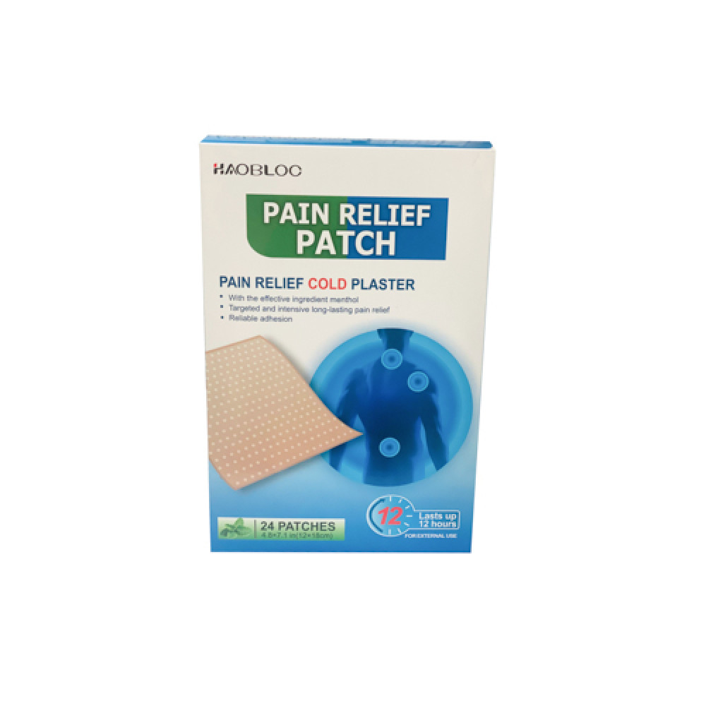 Haobloc Pain Relief Cold Plaster (24 Patches)