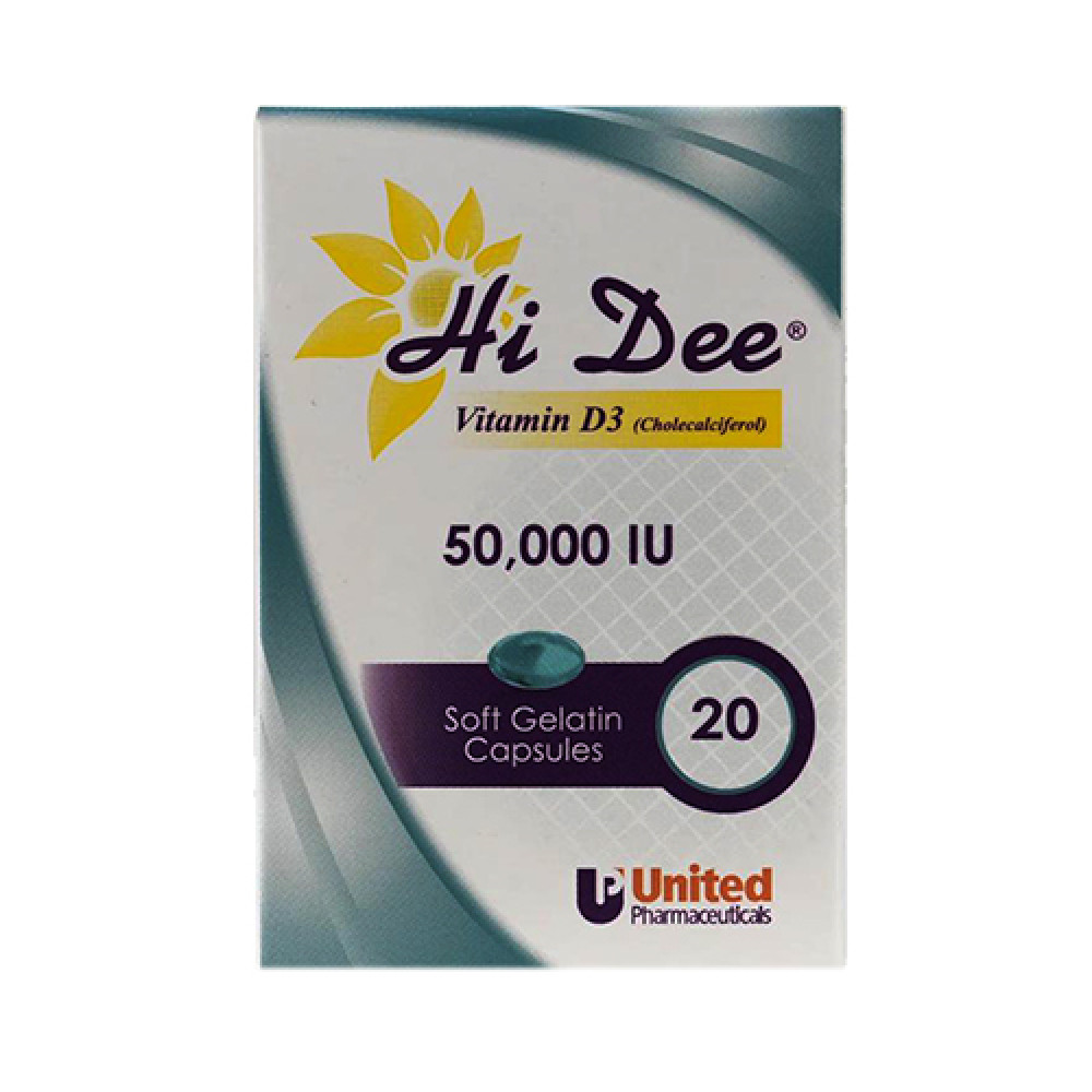 Hi Dee 50,000 IU 20 Capsules