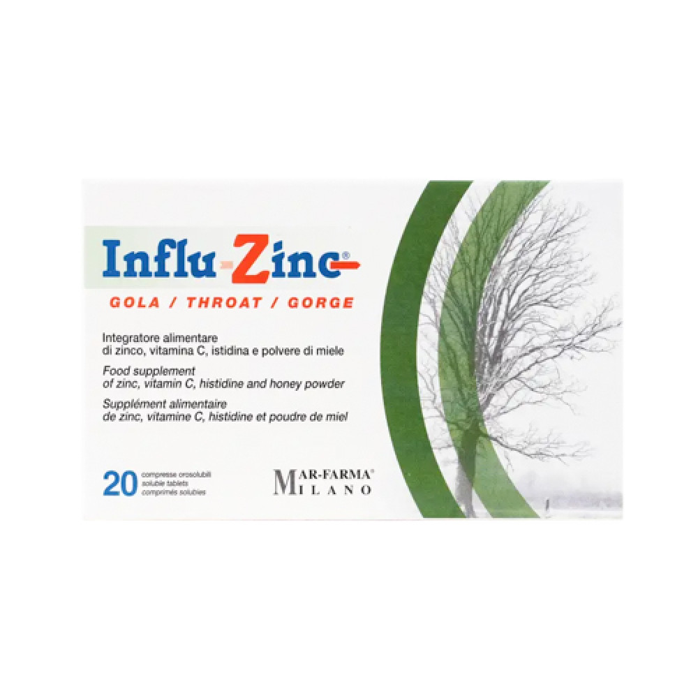 INFLU-ZINC THROAT 20TAB